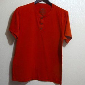 American Rag  CIE Men's Rust Colored Buttoned Shirt